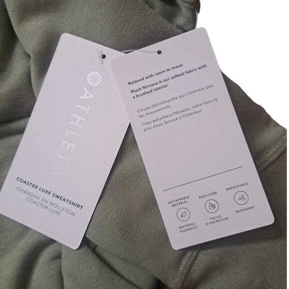 ATHLETA Coaster Luxe Sweatshirt Size XL - Picture 9 of 10